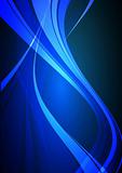 Dark Blue abstract glowing background