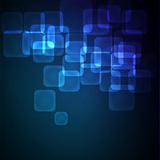 Dark Blue abstract glowing background