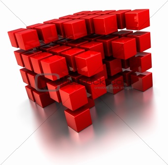 abstract cube structure
