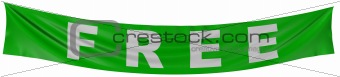 "free" banner