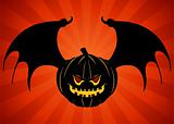 Evil Bat Pumpkin