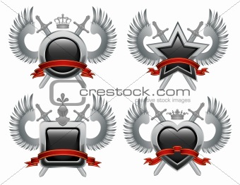 Coat of arms. Vector illustration.