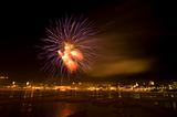 Fireworks over the northern port of Lulea