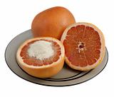 grapefruit served with sugar