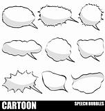 cartoon speech bubbles