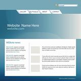 Web Site Template Vector
