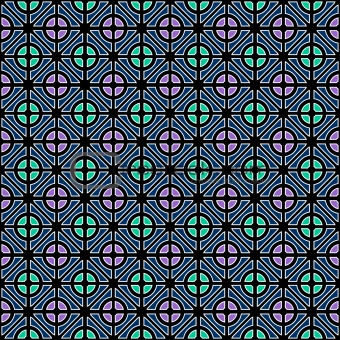 Seamless geometric color pattern.