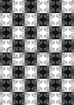 Tile-able black-white pattern
