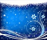 Abstract winter background vector
