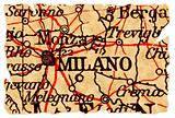Milan old map