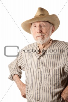 Grungy Senior Cowboy