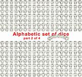 alphabet dice. Part 2 of 4