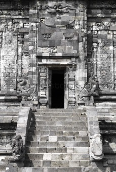 Front door of a Hindu temple 