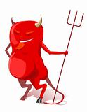 Vector red devil 
