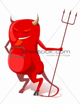 Vector red devil 