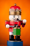 Christmas Toy Soldier Drummer on Gold