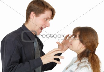 Woman brought man to rage