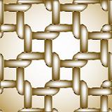 Chain gold fence. Vector illustration