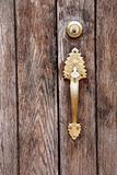 Old door handle vertcal