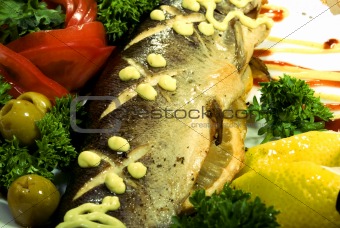 Baked fish