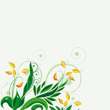 Fairy floral background