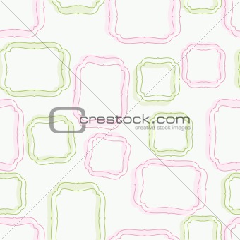 Seamless Background with the green and pink framework.
