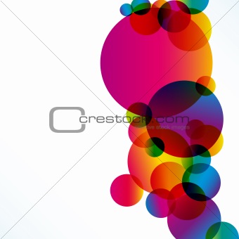 Abstract colorful background. Vector. 