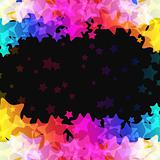Abstract vector background with stars 