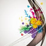 abstract flora background 1