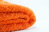 orange towel