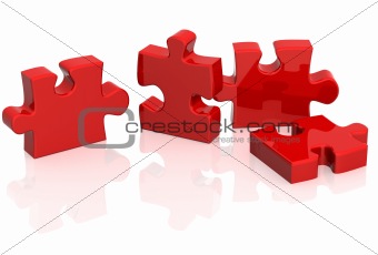 Four parts of a puzzle
