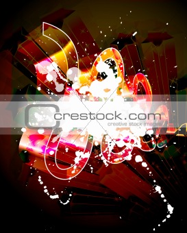 Artistic Grunge Abstract Background