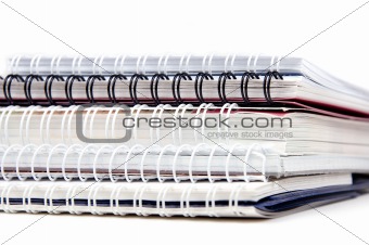 Stack of copybooks 