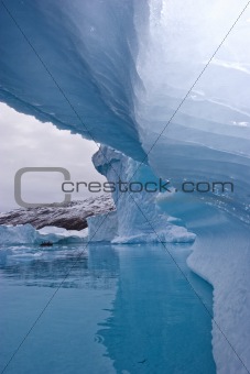 deep blue ice