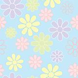 Seamless Flowers Background.