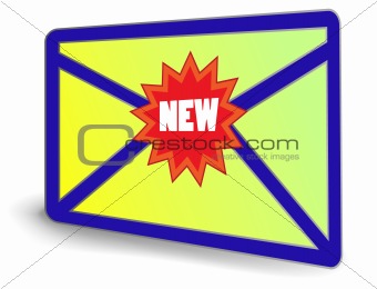 new email icon with envelope