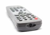 TV remote control isolated on white background.