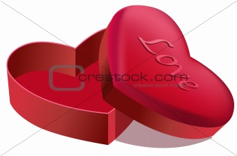 heart shape box