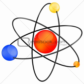vector atom icon