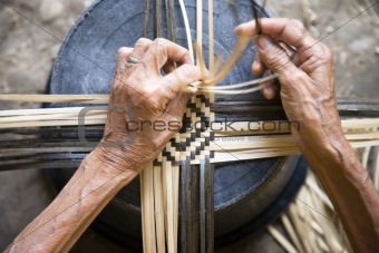 Bamboo weaving 