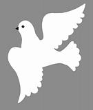vector illustration of the dove