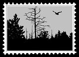 vector postage stamps
