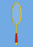 Racket for the badminton