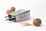 Nutmegs and grater