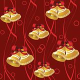 Seamless pattern from  bells 