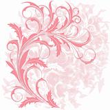 Background  with  pink  branch 