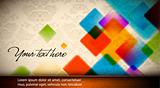 Intensive Colors | Abstract Vector Card