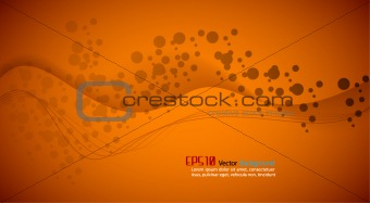 Abstract Clean Vector Wave Background