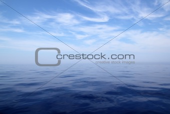 Calm sea blue water ocean sky horizon scenics 