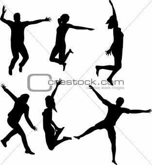 people jumping